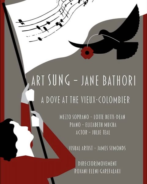 Poster for Art Sung Jane Bathori