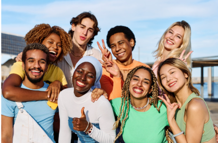 happy student community